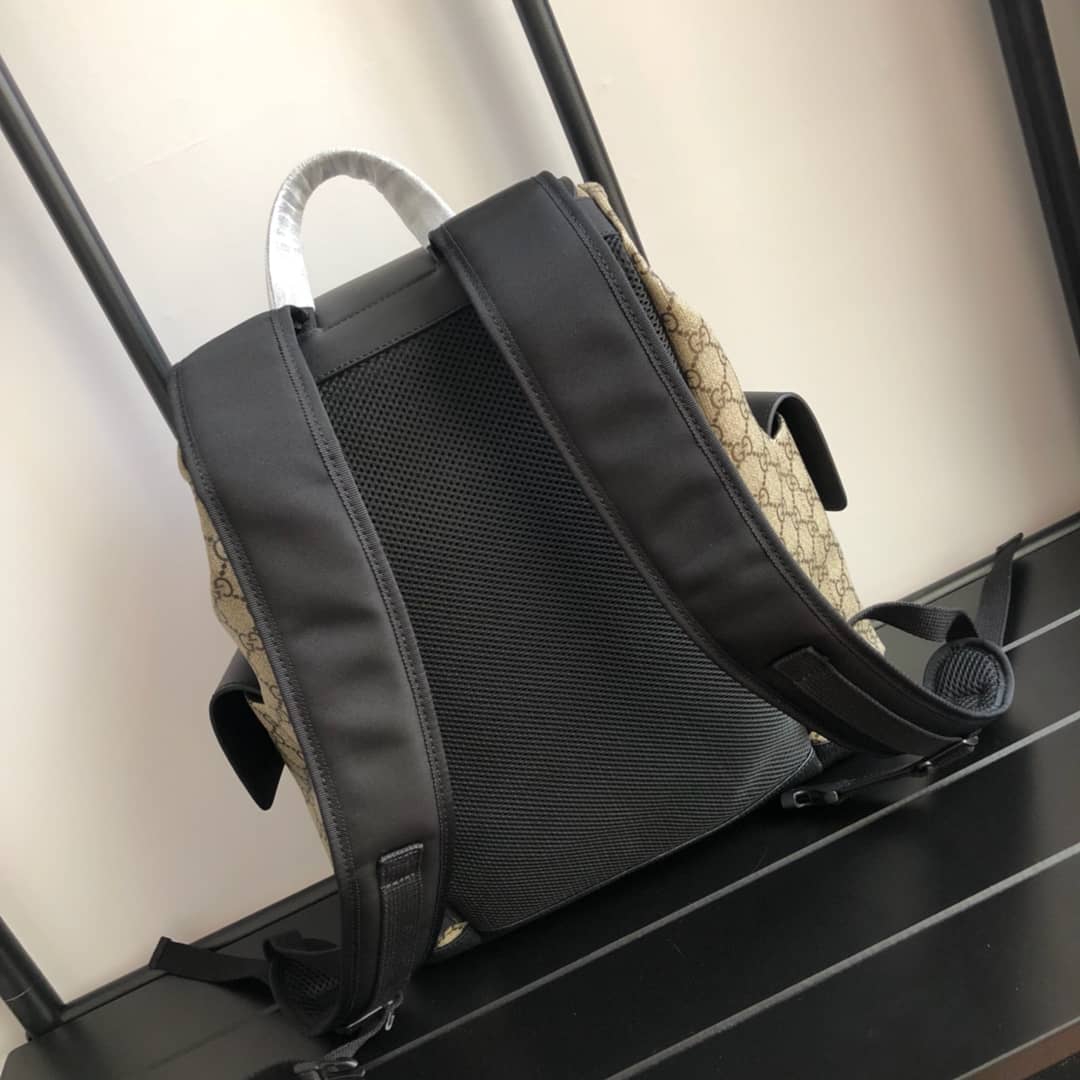 Best Replica Gucci Soft GG Supreme Canvas Replica Backpack Beige 450958 - Colareps