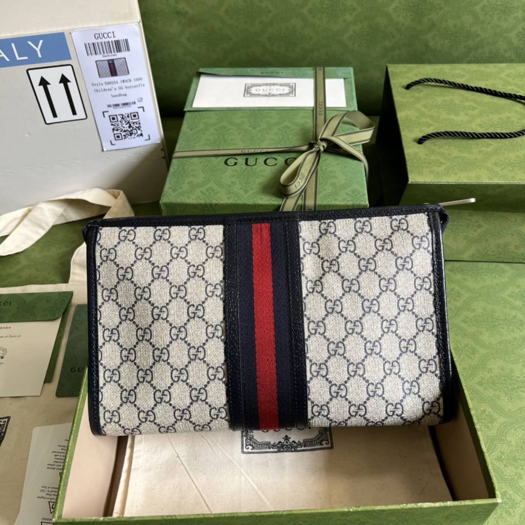 Best Replica Gucci Purse Dupes Ophidia GG Toiletry Case 598234 - Colareps