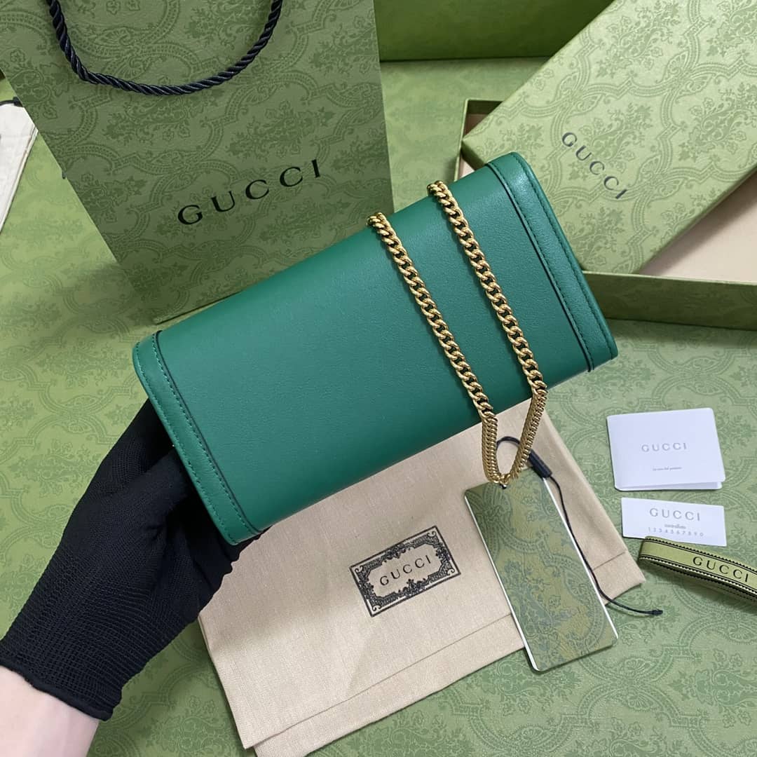 Best Replica Gucci Diana Bamboo Chain Wallet Replica 658243 - Colareps
