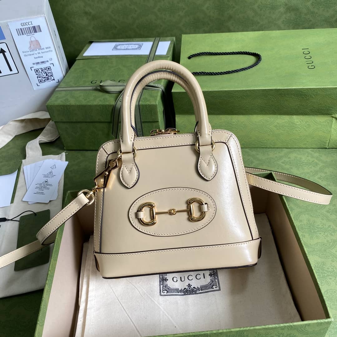Best Replica Gucci 1955 Horsebit GG Mini Top Handle Bag Replica 640716 - Colareps