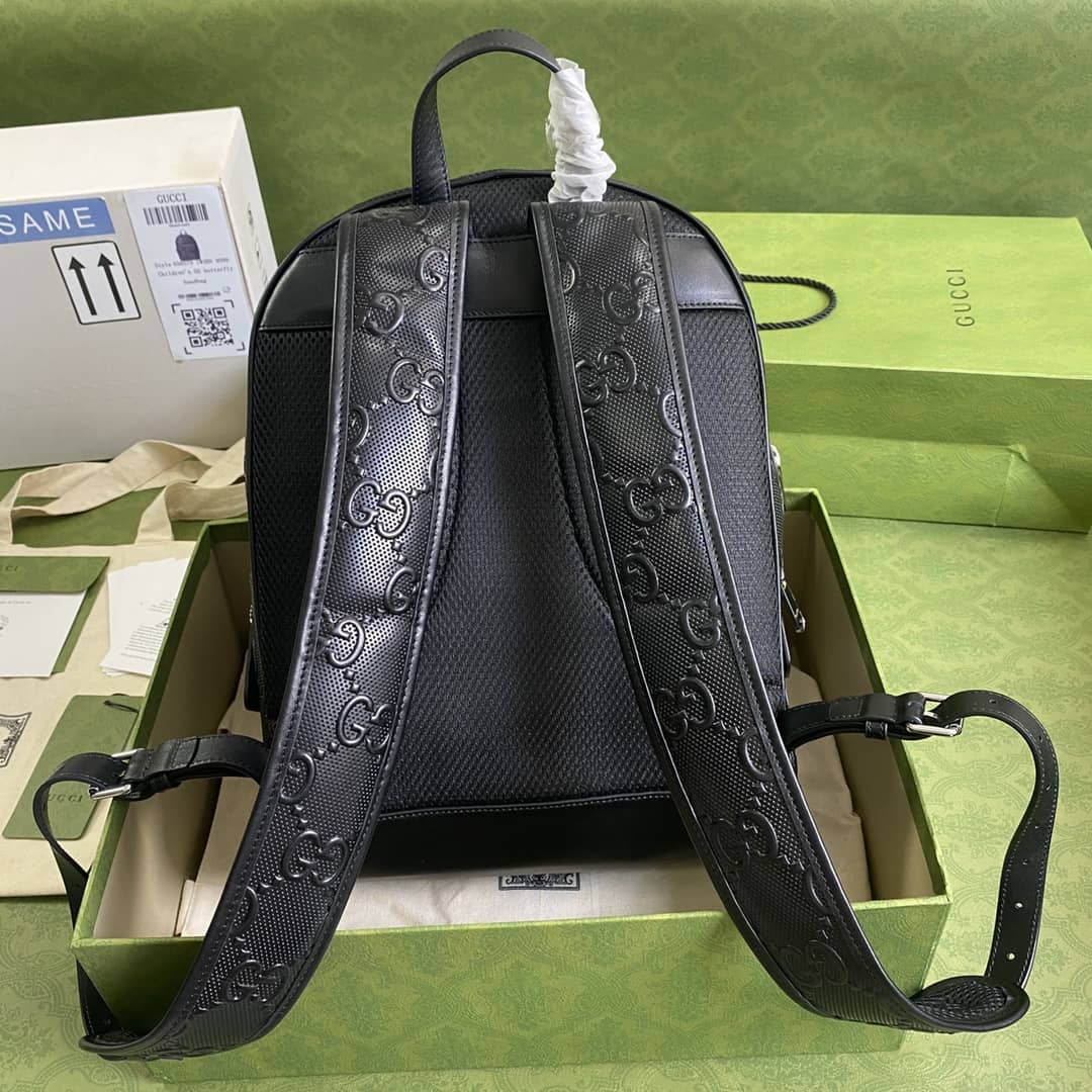 Best Replica Gucci GG Embossed Backpack Replica 658579 - Colareps