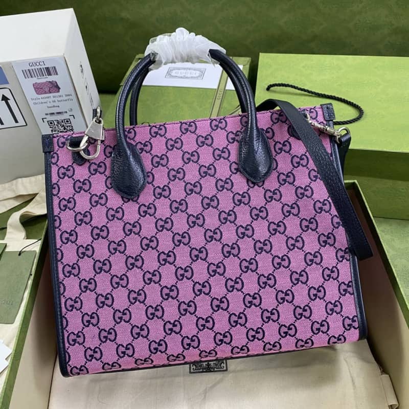 Best Replica Gucci Les Pommes Large Tote Replica Purple 659980 - Colareps