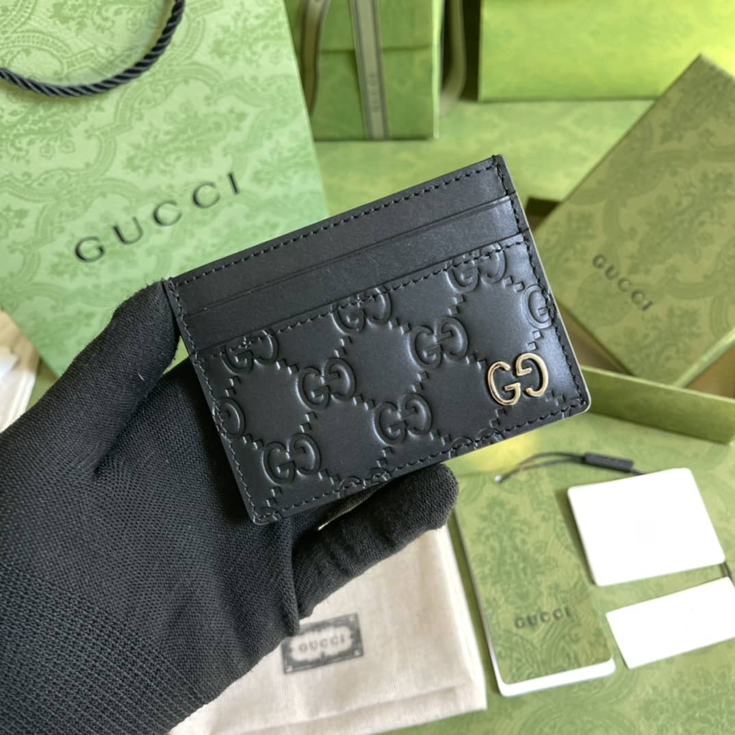 Best Replica Gucci Signature Cards Holder Replica 473927 - Colareps