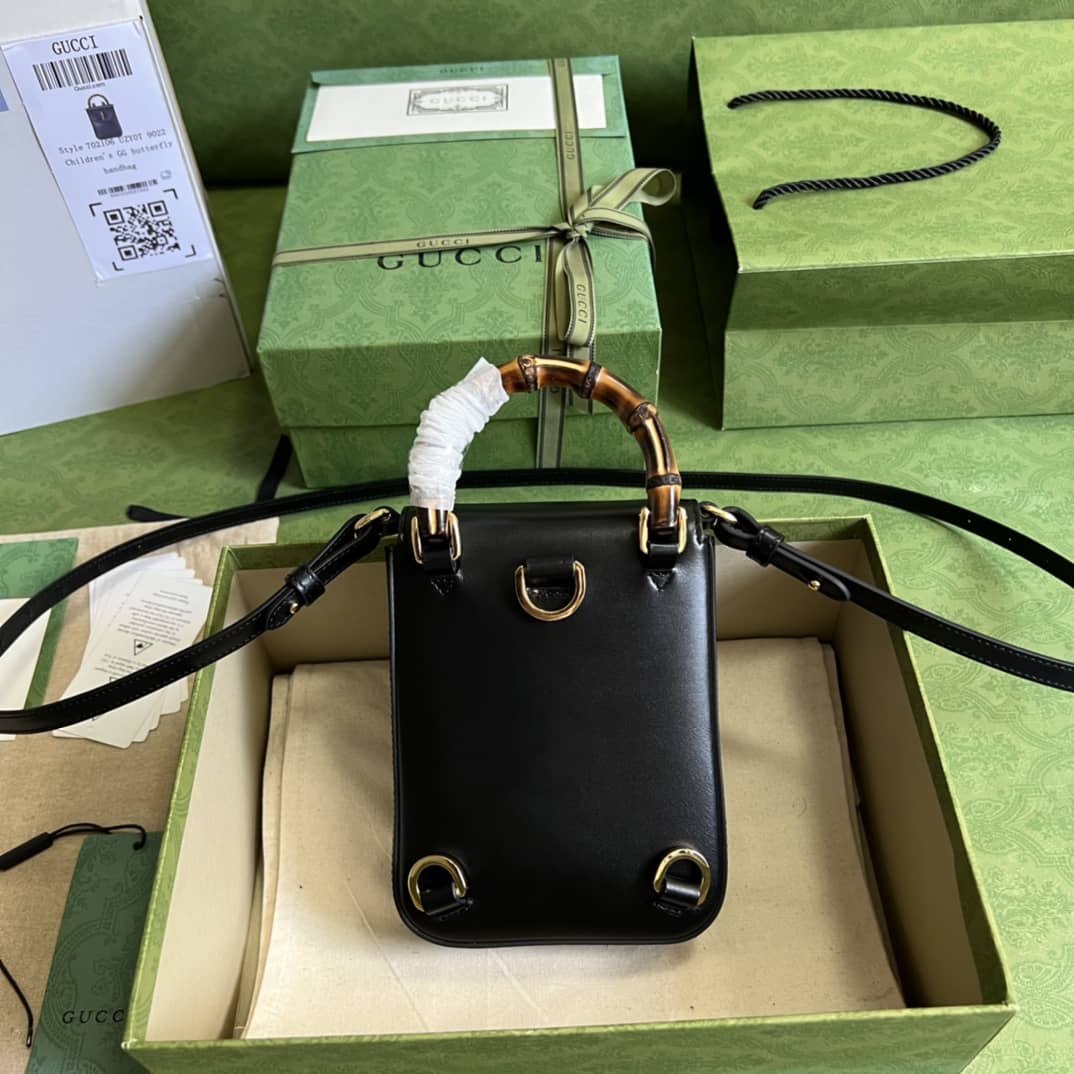 Best Replica Gucci Bamboo Mini Crossbody Handbag 702106 Replica - Colareps
