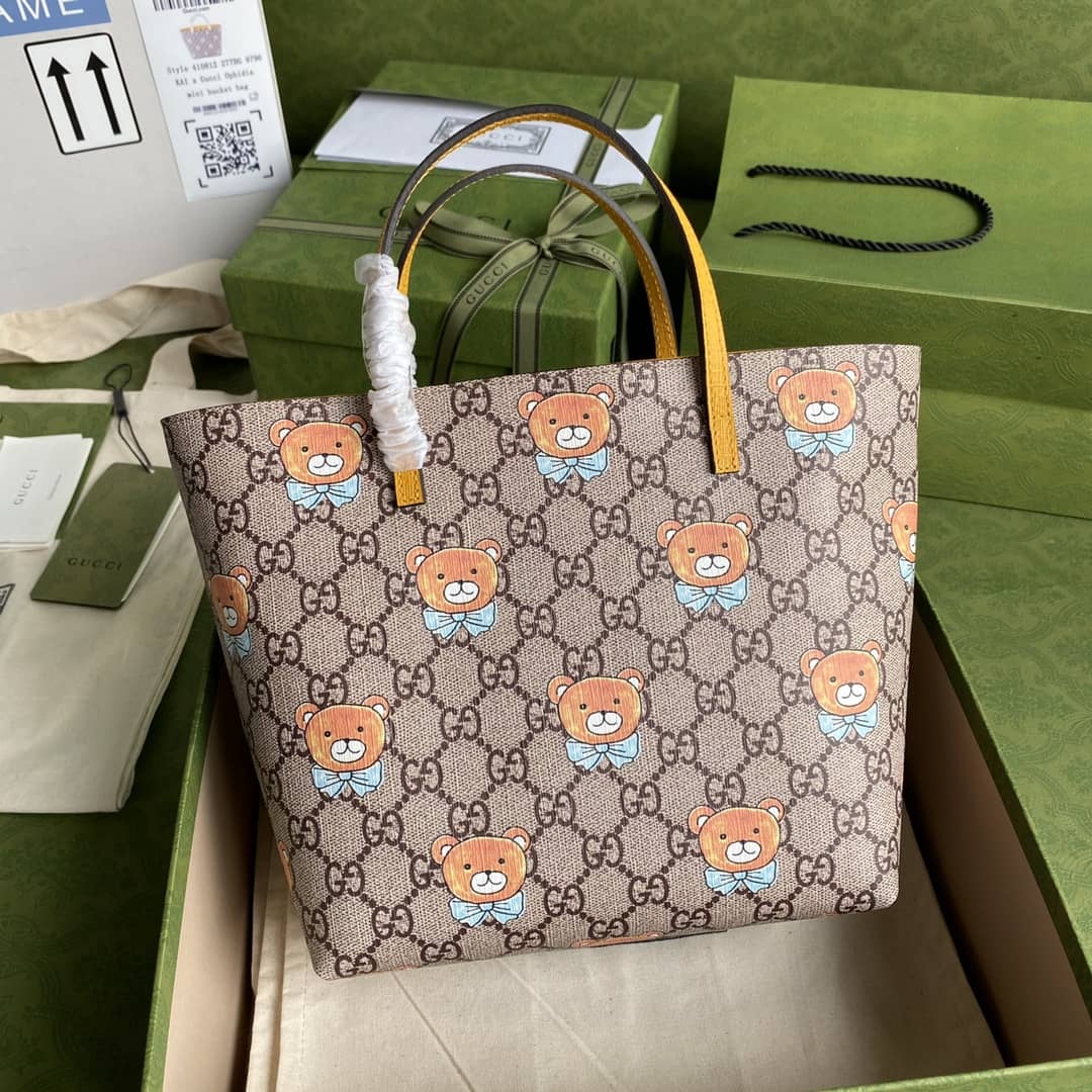 Best Replica Gucci Children GG Supreme Tote Replica 410812 - Colareps
