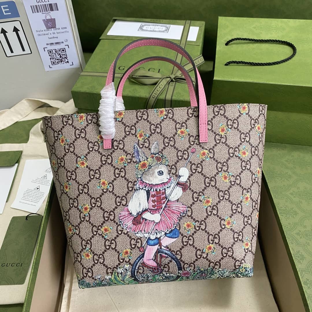 Best Replica Gucci Children GG Supreme Tote Replica 410812 - Colareps