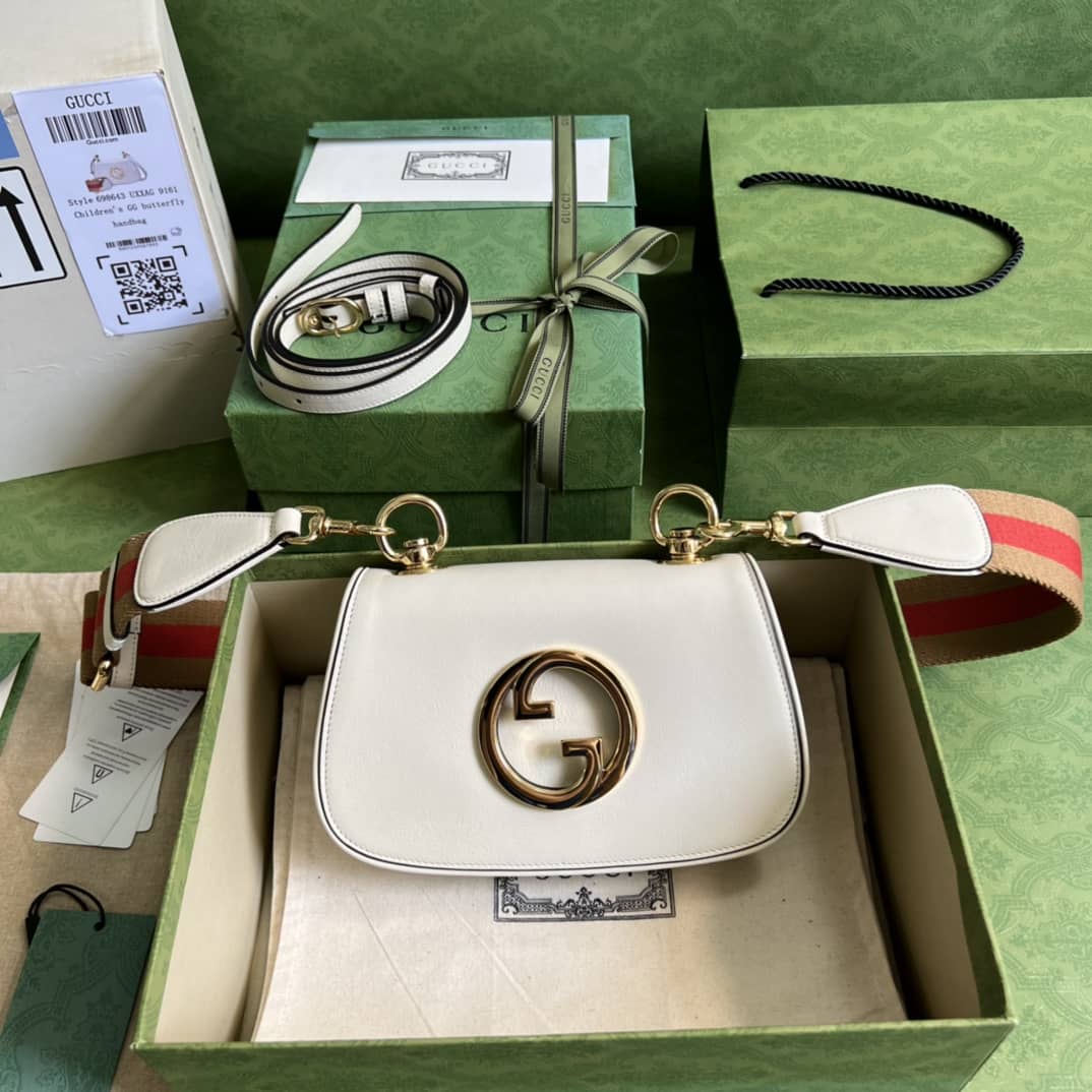 Best Replica Gucci Blondie Mini Bag White 698643 Replica Crossbody Bag - Colareps