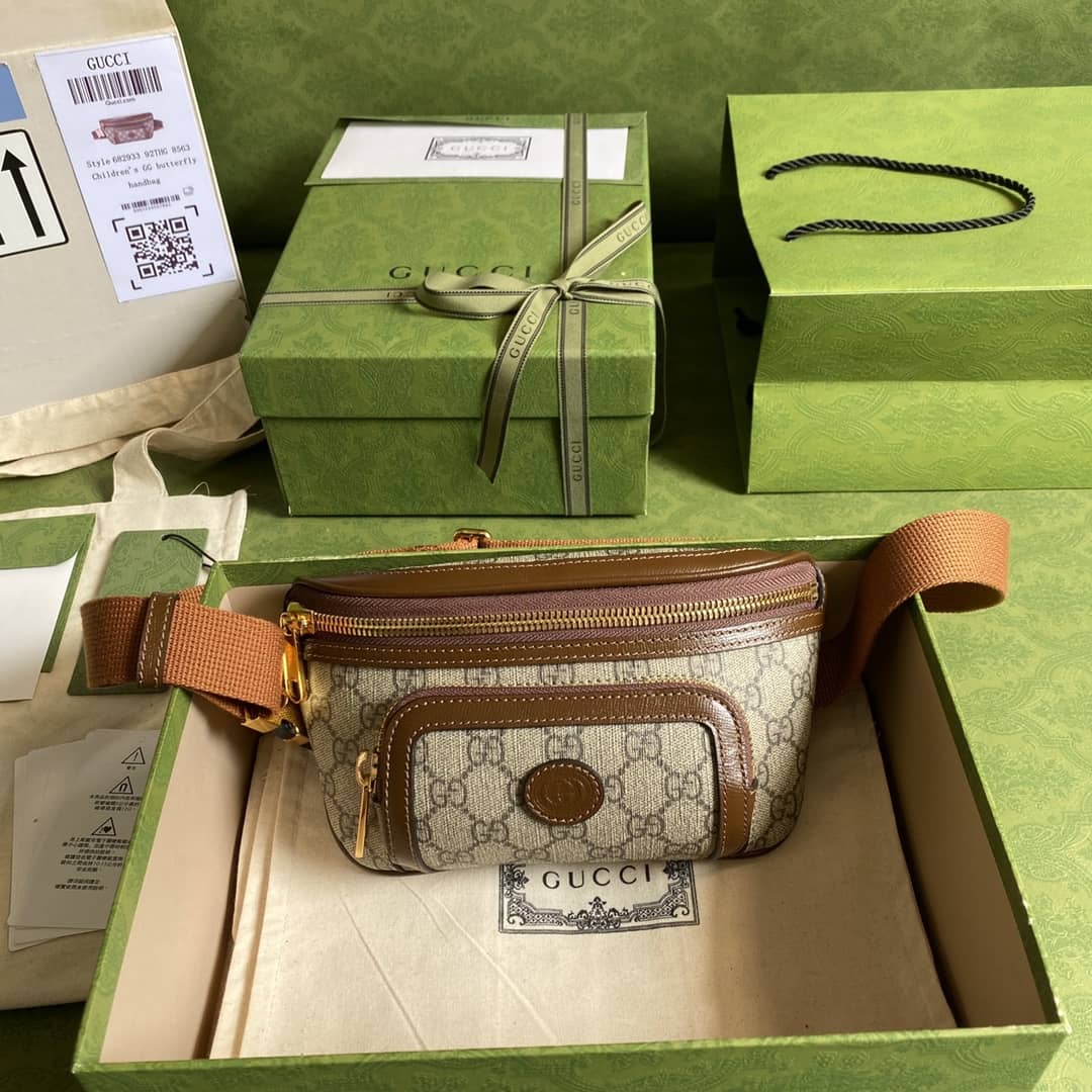 Best Replica Best Replica Gucci Interlocking GG Supreme Belt Bag Replica 682933(ColaReps) - Colareps
