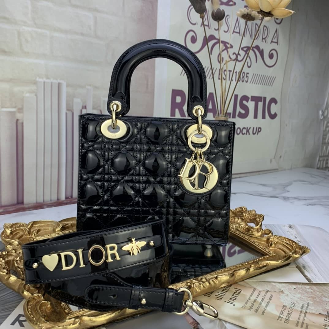 Best Replica Dior Dupe Lady Dior 20CM Bag - Colareps