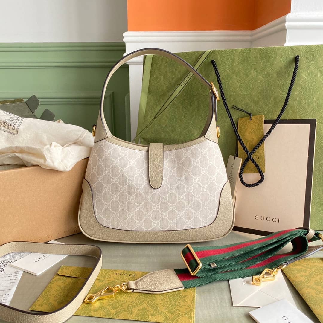 Best Replica Gucci Jackie Bag Dupe 961 Small GG 678843 - Colareps