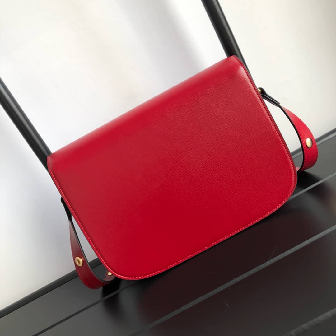 Best Replica Gucci Horsebit 1955 Shoulder Bag Replica Red 602204 - Colareps