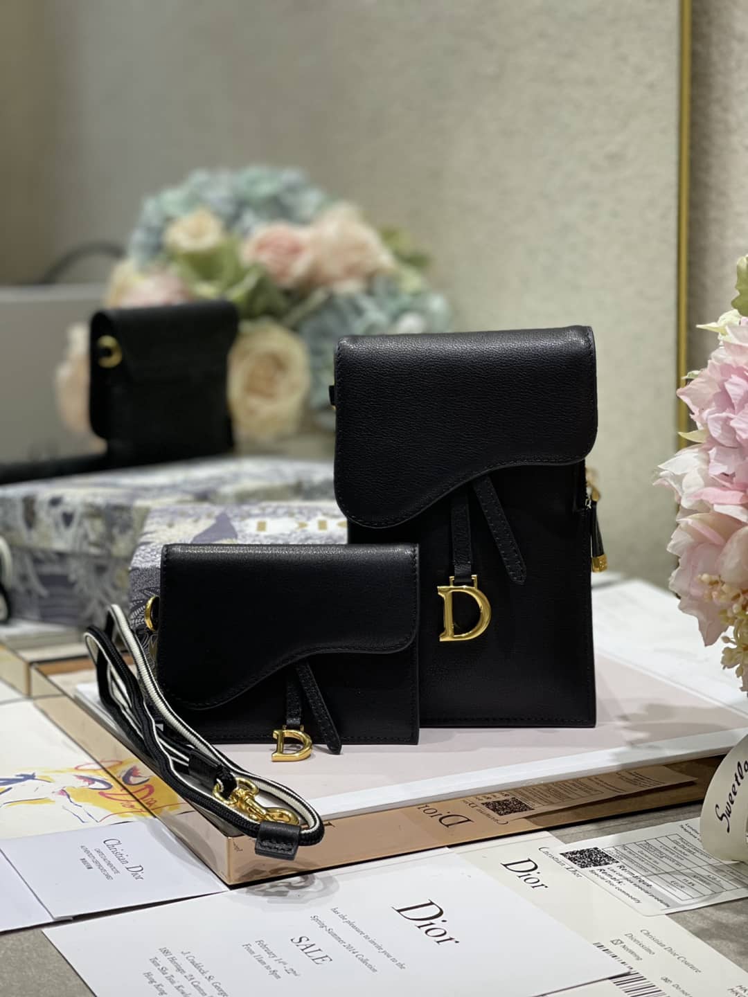 Best Replica Dior Saddle Bag Dupe Vertical Pouch - Colareps