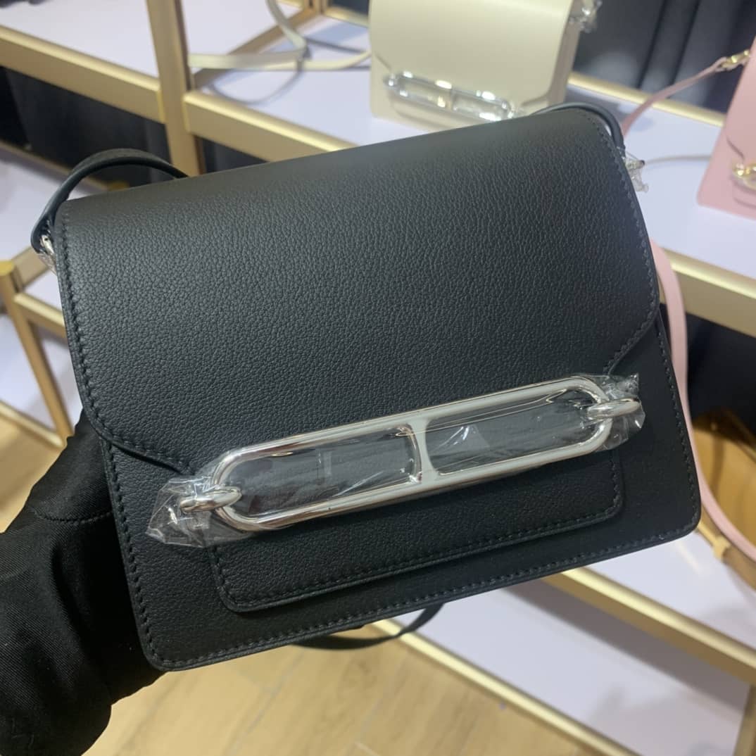 Best Replica Hermes Roulis Mini Sac Evercolor Calfskin Leather Crossbody Bag - Colareps