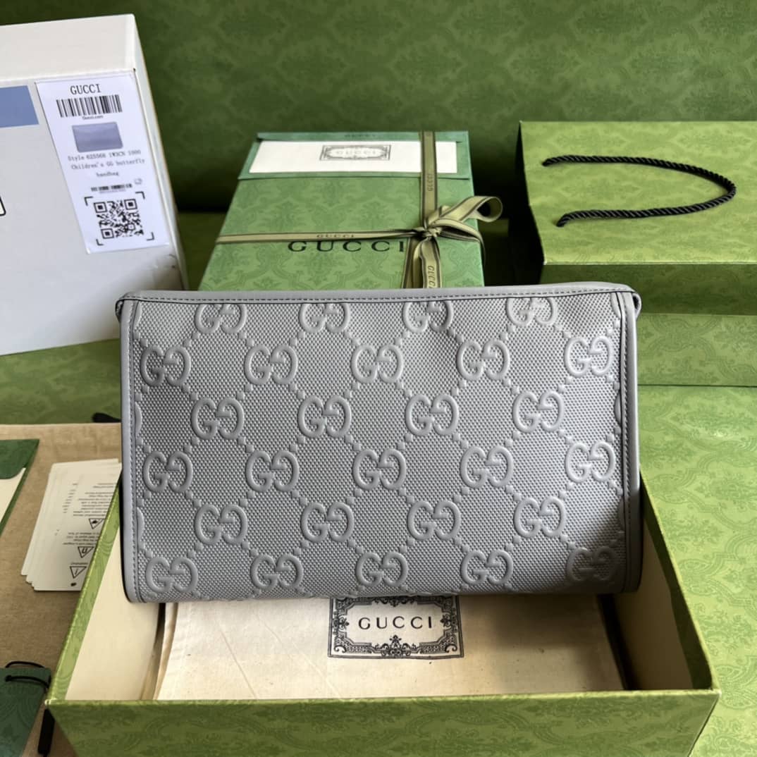 Best Replica Gucci GG Embossed Cosmetic 625568 Replica Clutch - Colareps