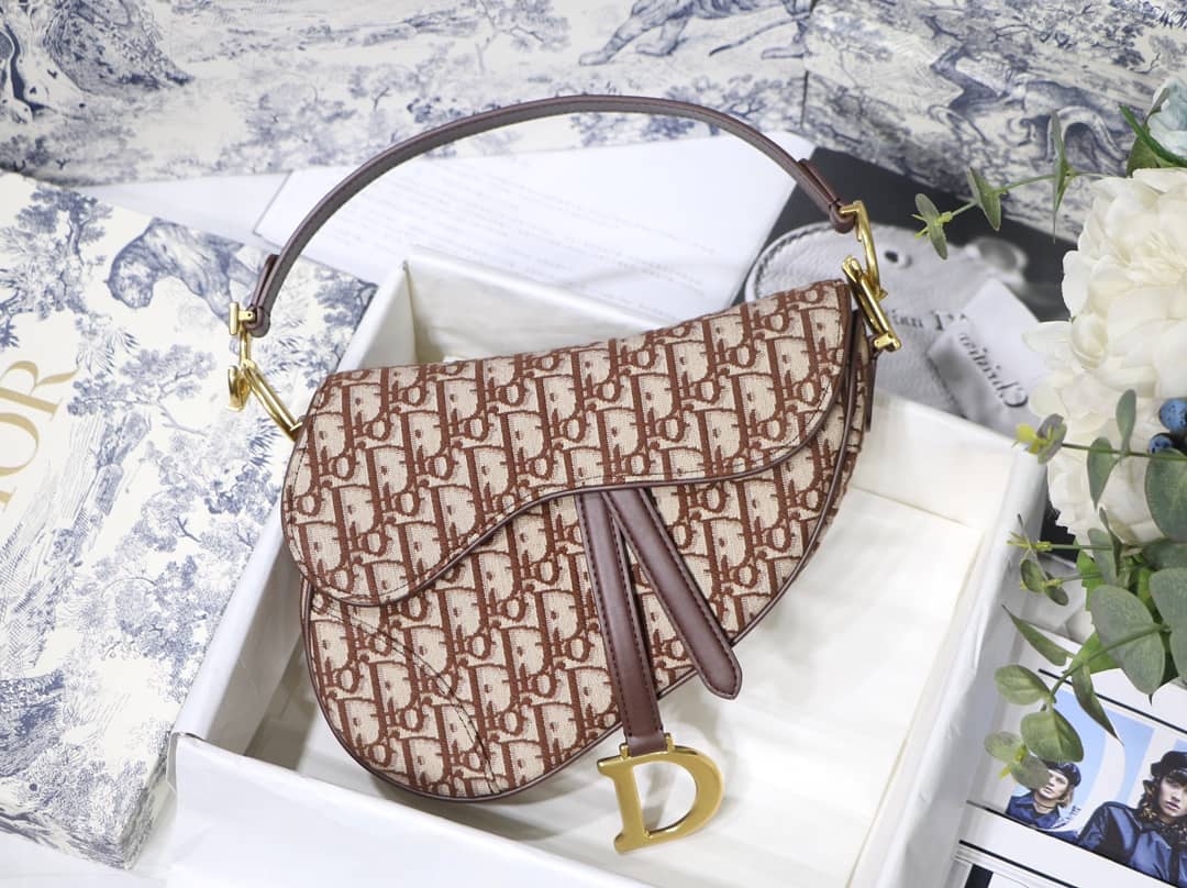 Best Replica Dior Saddle Bag Dupe 25.5CM - Colareps
