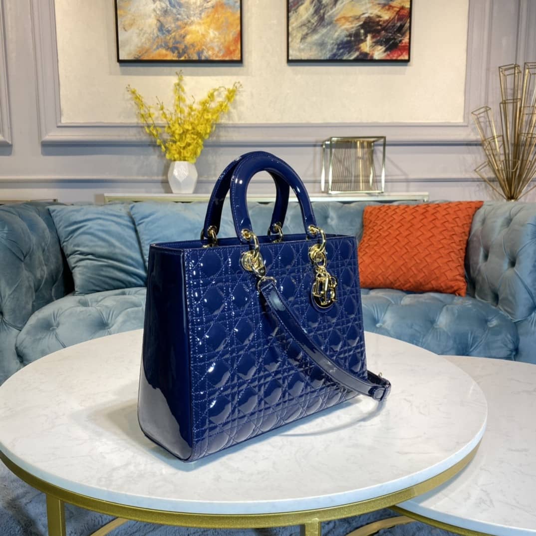 Best Replica Lady Dior Dupe 32CM Replica Bag(Cola) - Colareps