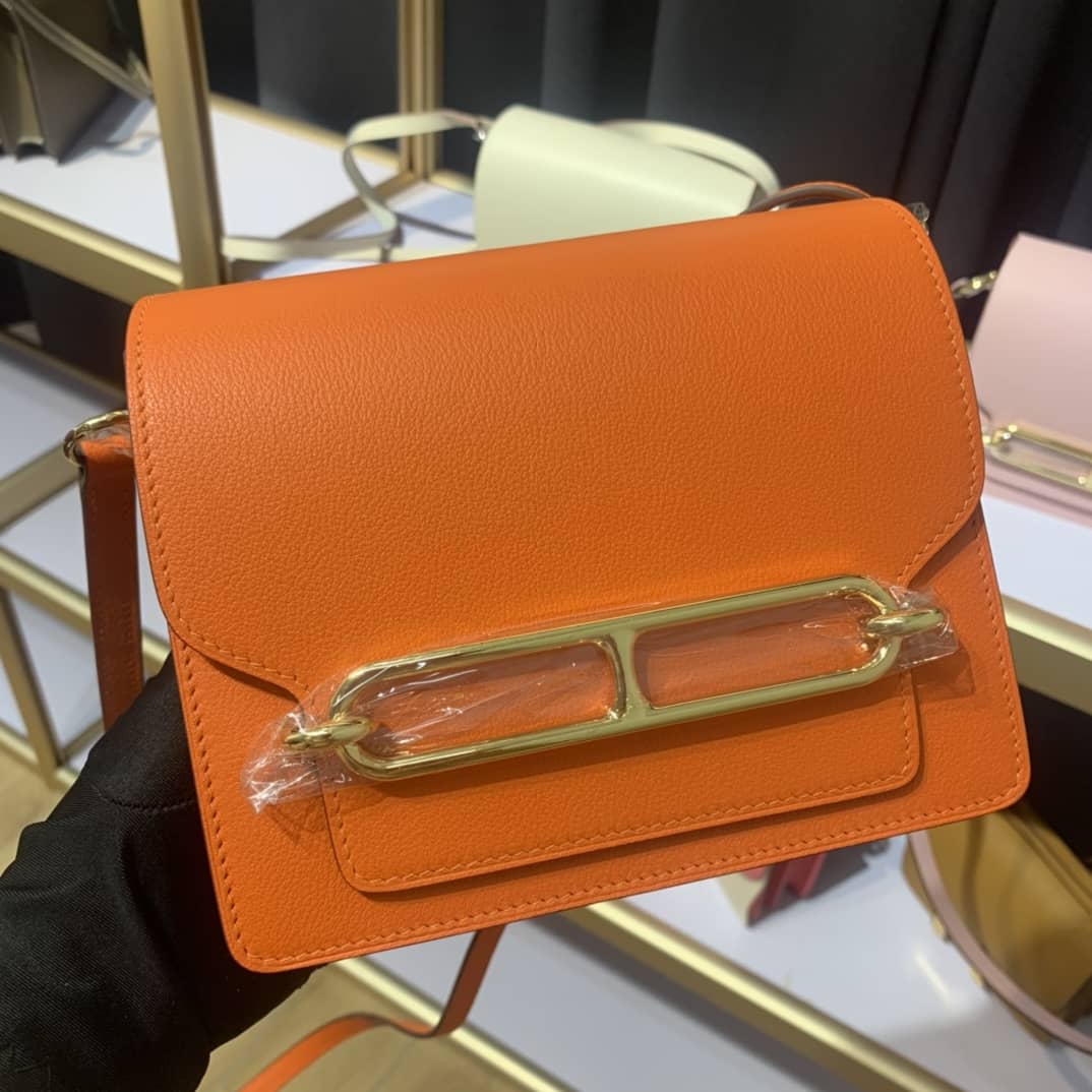 Best Replica Hermes Roulis Mini Sac Evercolor Calfskin Leather Crossbody Bag - Colareps