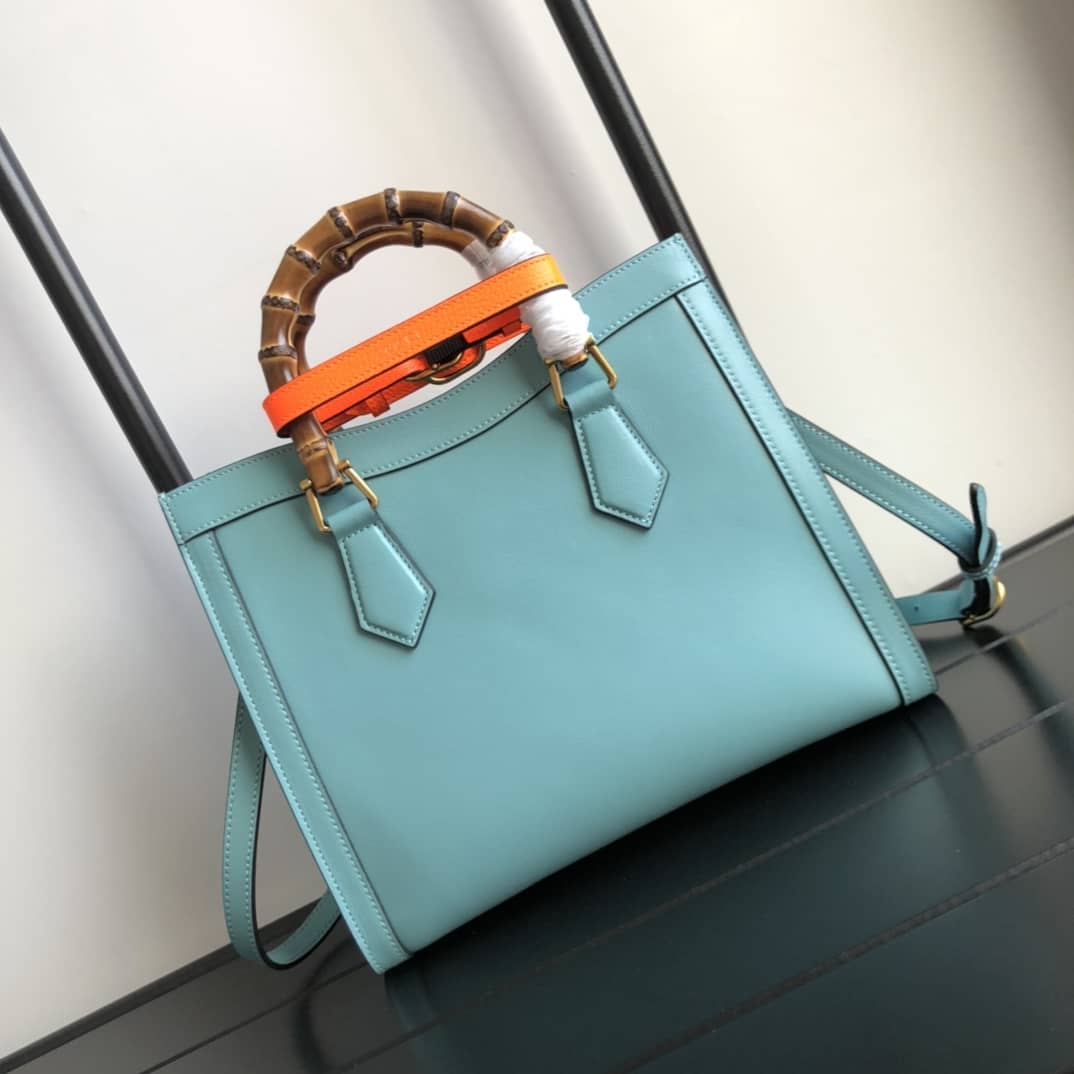 Best Replica Gucci Diana Small Tote Replica Green 660195 - Colareps