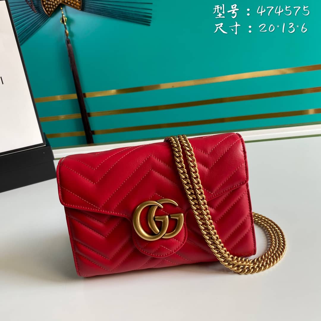 Best Replica Gucci Marmont GG Matelassé Mini Bag Replica 474575 - Colareps