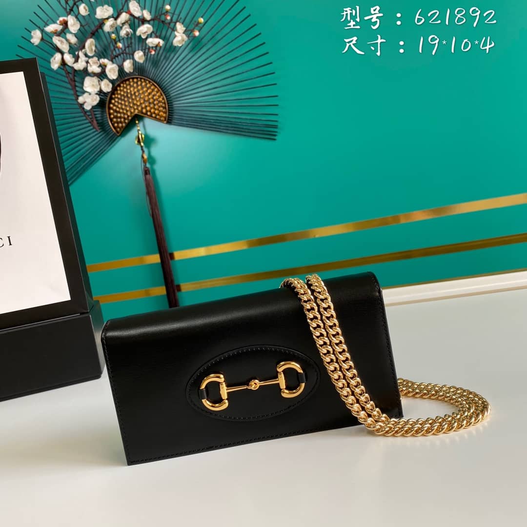 Best Replica Gucci 1955 Horsebit Chain Wallet Replica 621892 - Colareps