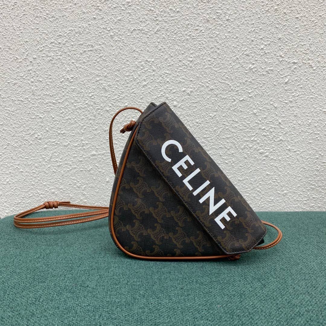 Best Replica Celine Triomphe Bag Dupe Canvas Print Replica Bag - Colareps