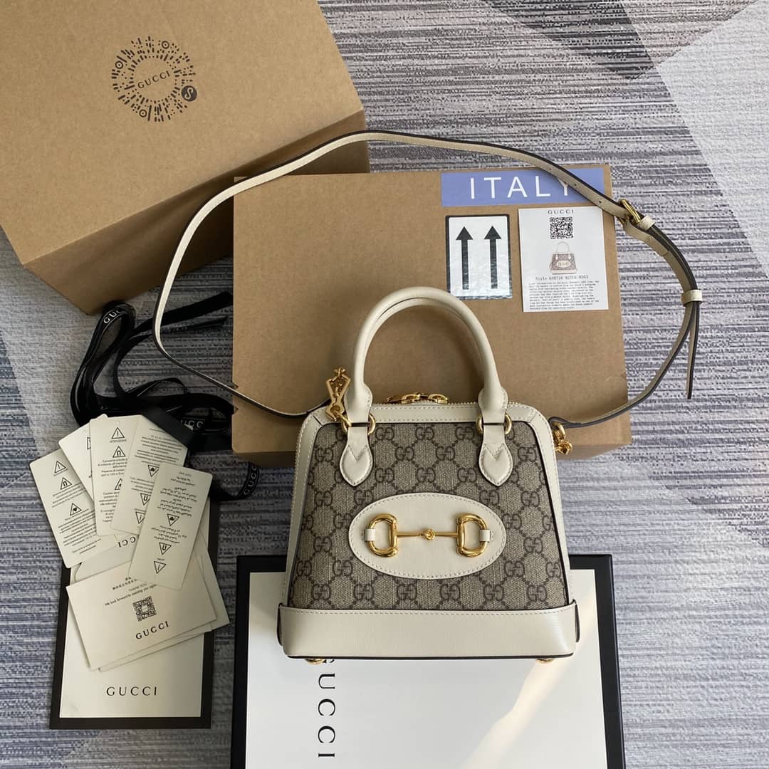 Best Replica Gucci 1955 Horsebit GG Mini Top Handle Bag Replica 640716 - Colareps
