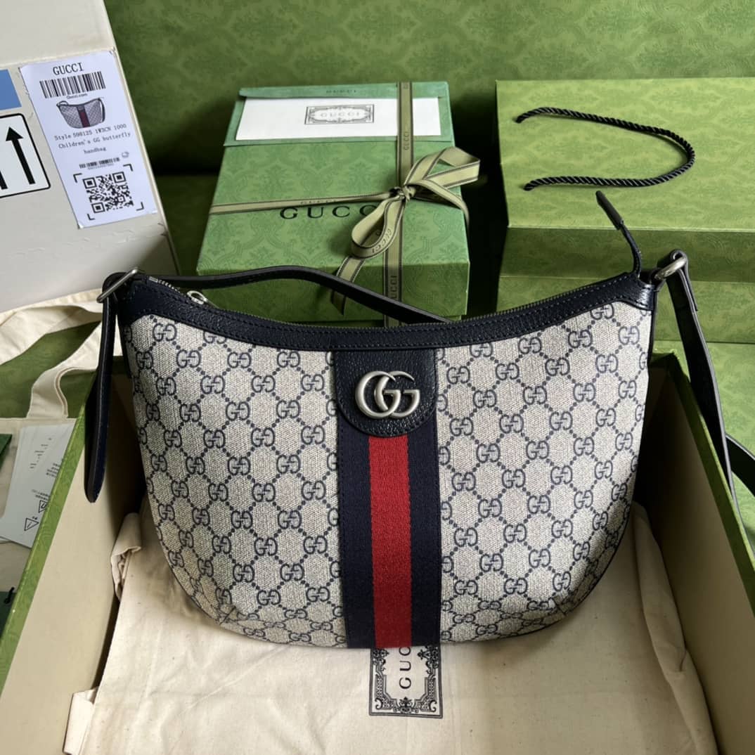 Best Replica Gucci Ophidia Small GG Supreme Canvas Beige 598125 Replica Shoulder Bag - Colareps