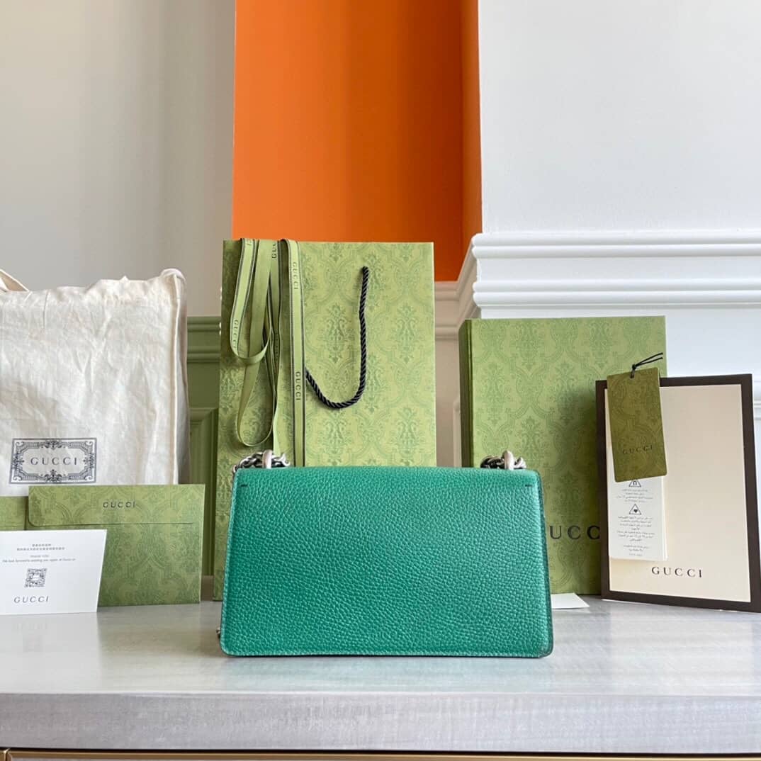 Best Replica Gucci GG Dionysus Small Shoulder Bag Replica Green 499623 - Colareps
