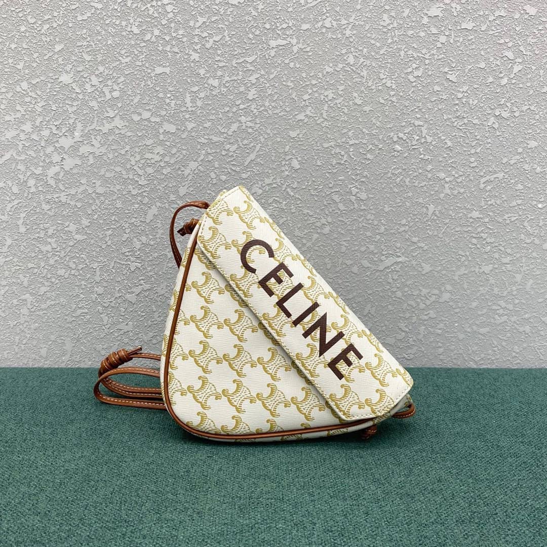 Best Replica Celine Triomphe Bag Dupe Canvas Print Replica Bag - Colareps