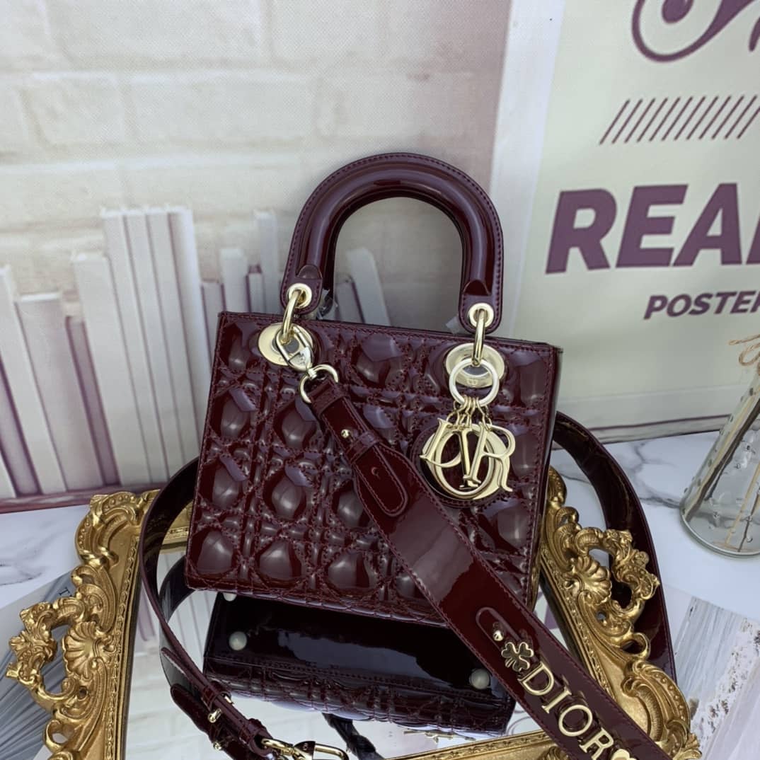 Best Replica Dior Dupe Lady Dior 20CM Bag - Colareps