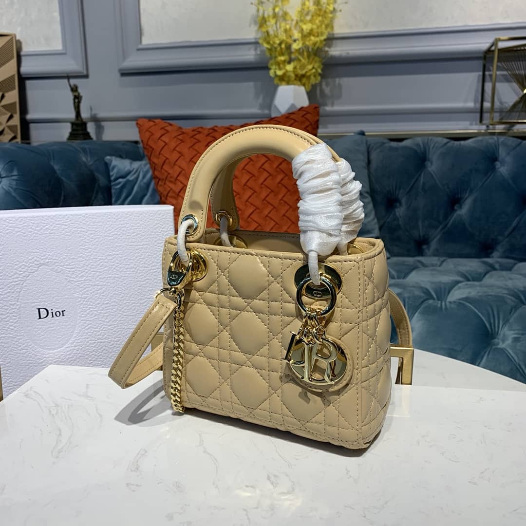 Best Replica Christian Dior Lady Dior 17CM Replica Bag - Colareps