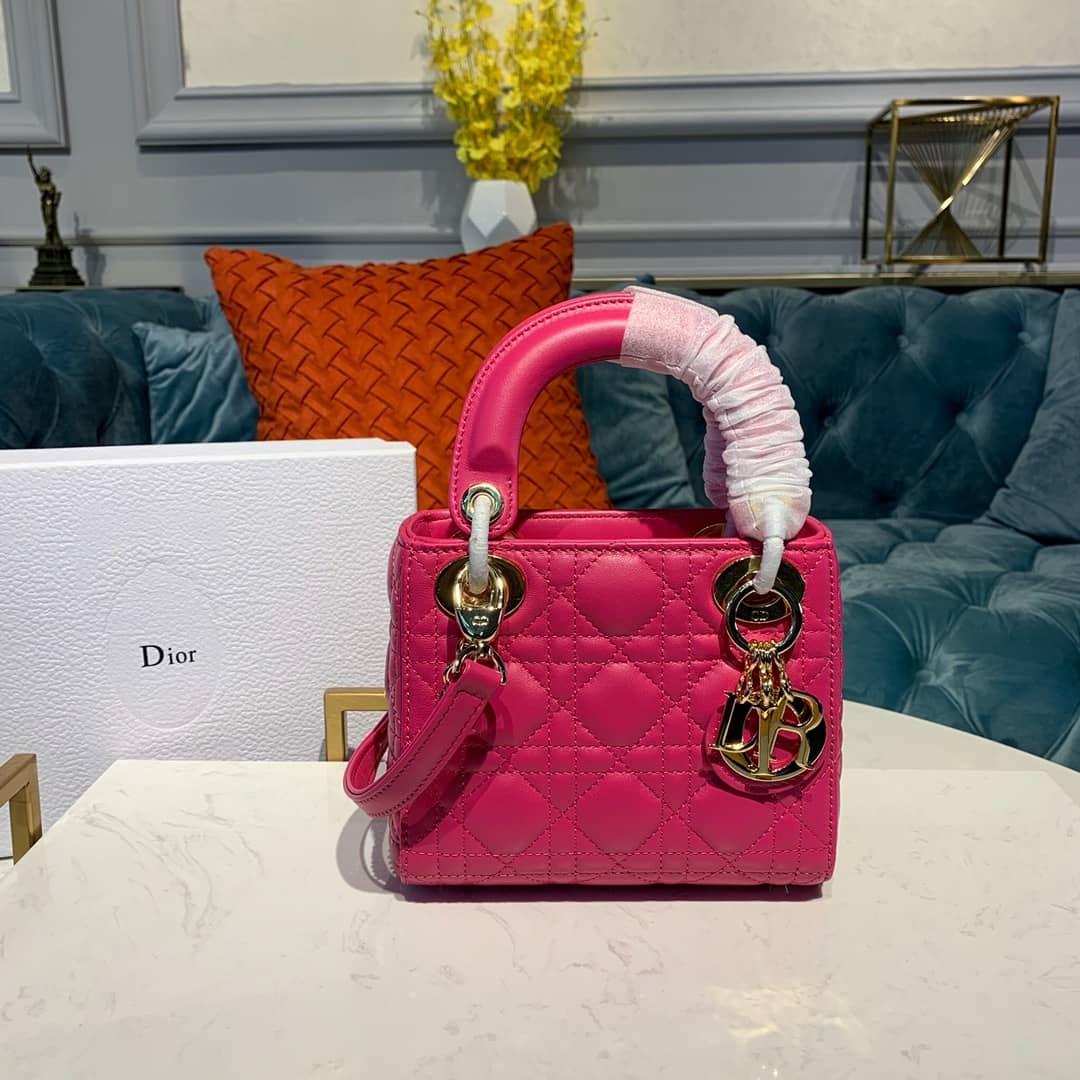 Best Replica Christian Dior Lady Dior 17CM Replica Bag - Colareps