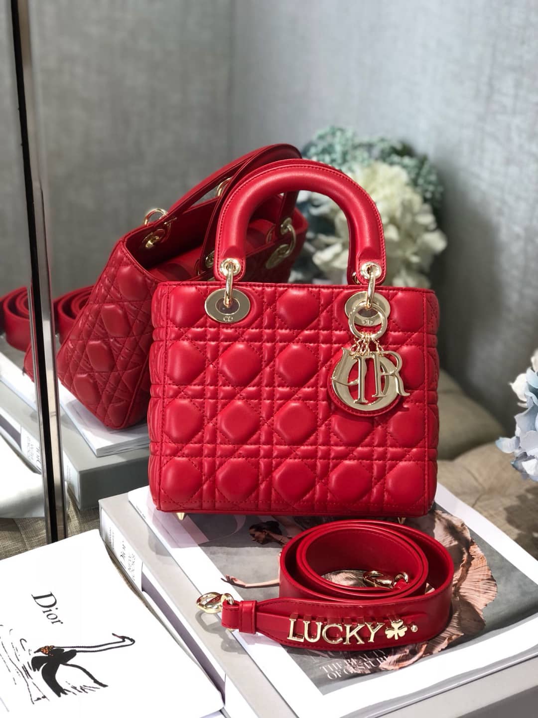 Best Replica Christian Dior Lady Dior 20CM Replica Bag - Colareps