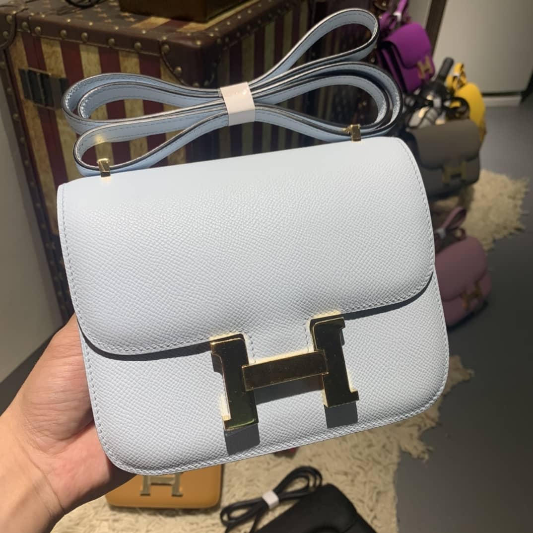 Best Replica Hermes Replica Constance Bag 18CM Epsom Leather - Colareps