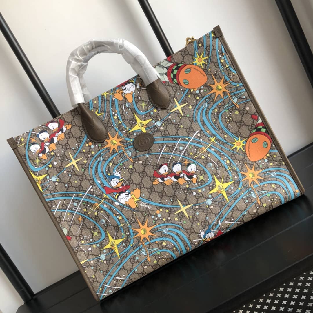 Best Replica Gucci Disney Donald Duck Tote Replica 650037 - Colareps