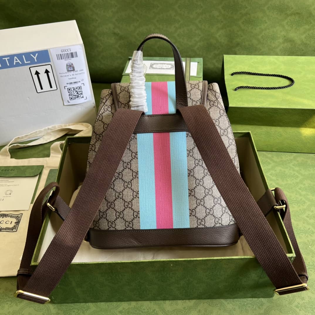 Best Replica Gucci Interlocking GG Supreme Backpack Beige Replica 674147 - Colareps