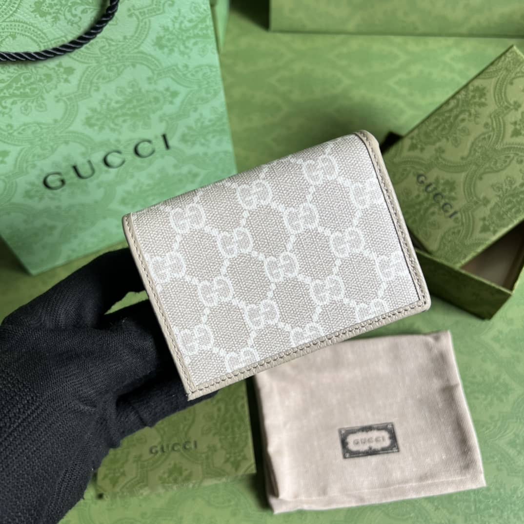 Best Replica Gucci Horsebit 1955 Card Holder 621887 Replica Wallet - Colareps