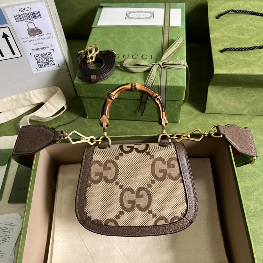 Best Replica Gucci Bamboo 1947 Mini Top Handle Shoulder Bag 686864 Replica - Colareps
