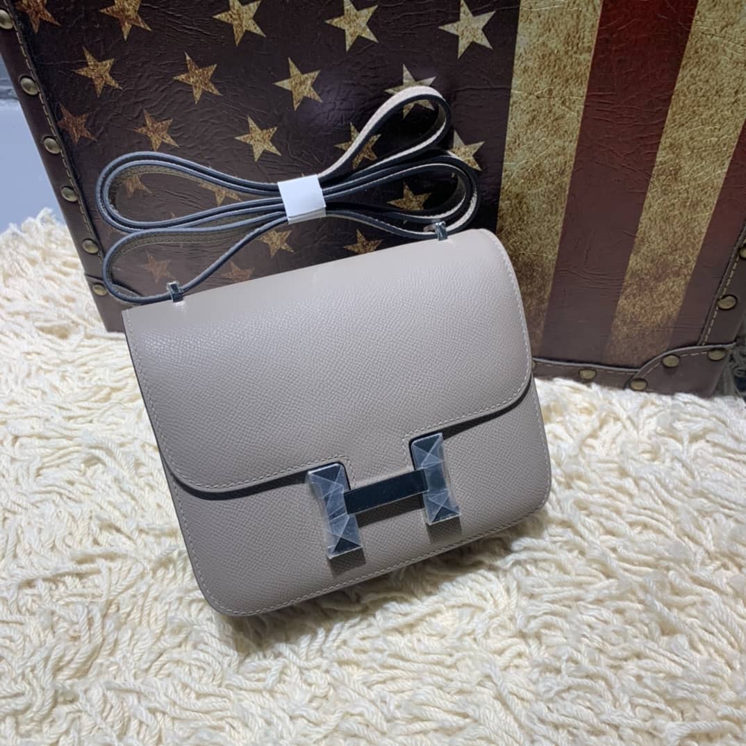 Best Replica Hermes Replica Constance Bag 18CM Epsom Leather - Colareps