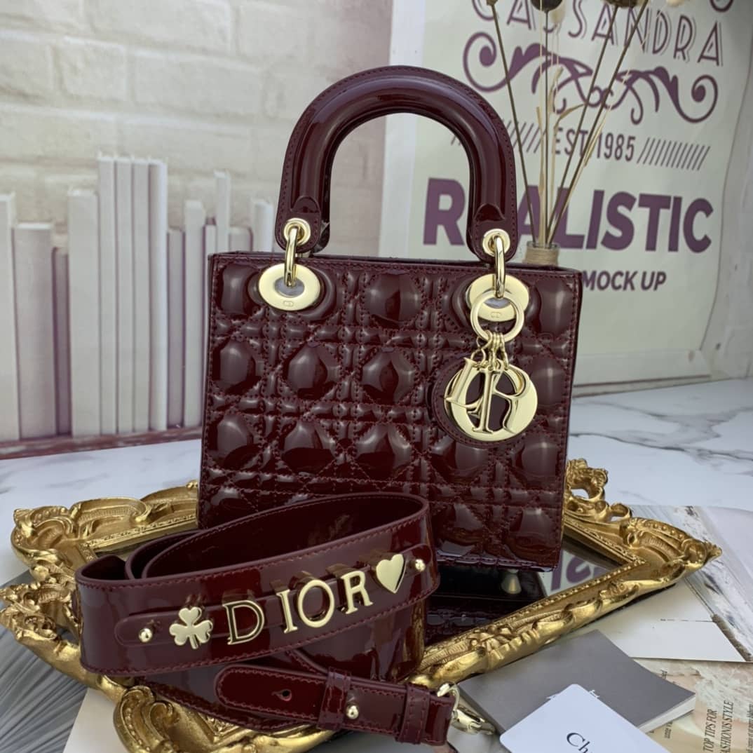 Best Replica Dior Dupe Lady Dior 20CM Bag - Colareps