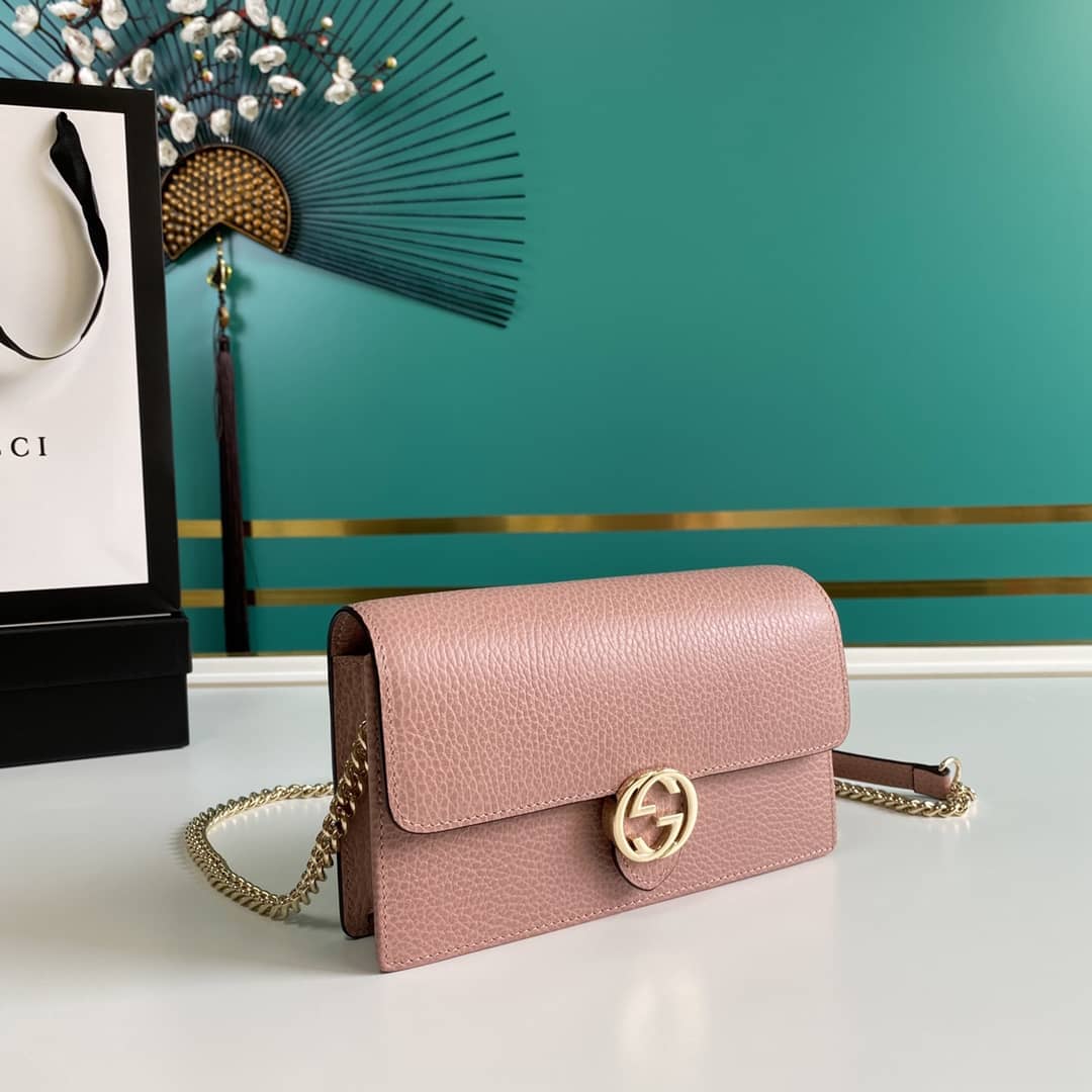 Best Replica Gucci Interlocking Crossbody Bag Chain Wallet Replica 510314 - Colareps