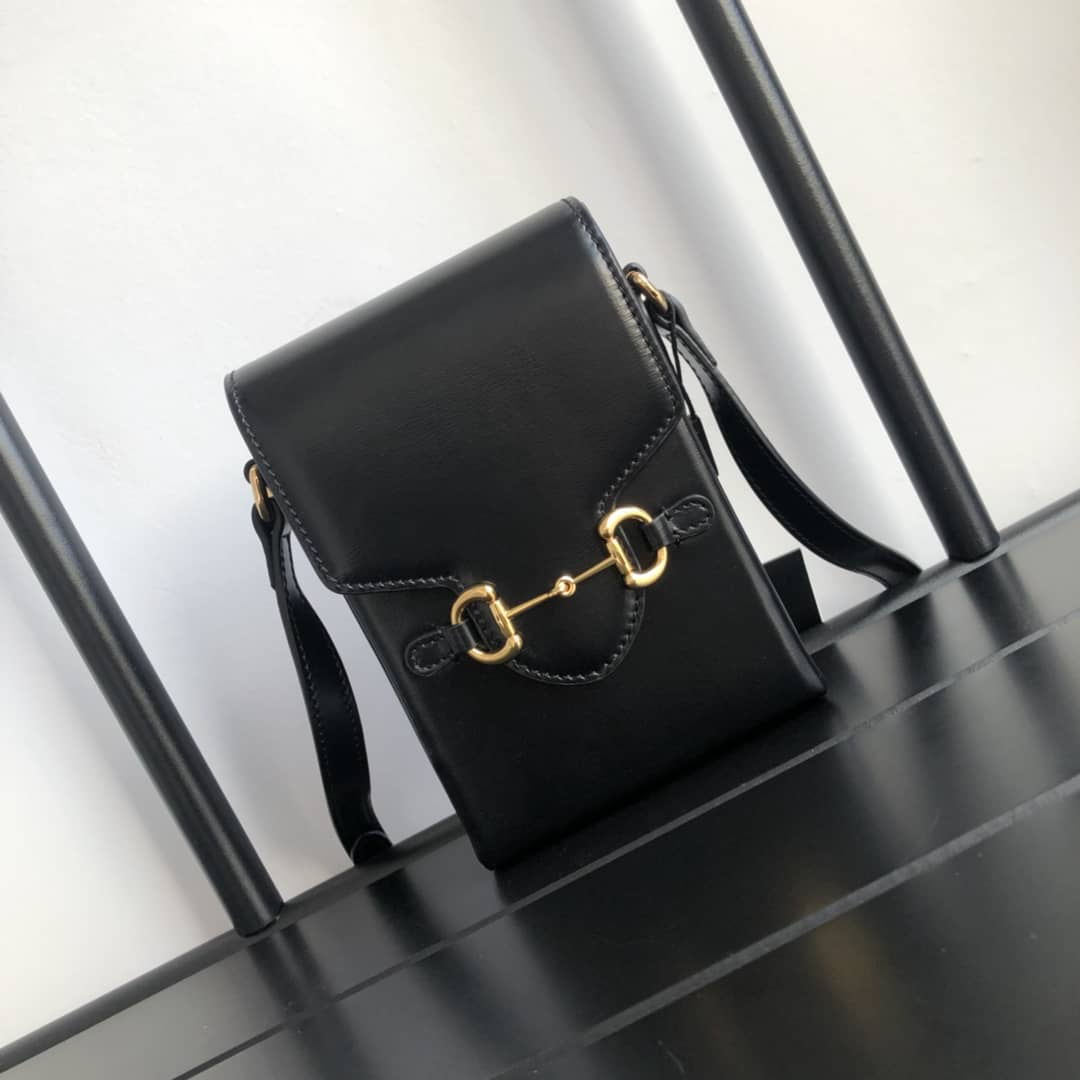 Best Replica Gucci Horsebit 1955 Mini Bag Replica Black 625615 - Colareps