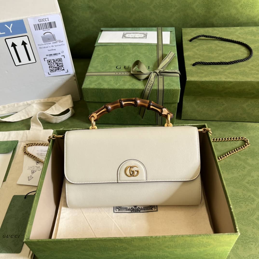 Best Replica Gucci GG Large Top Handle Bag With Bamboo 675795 Replica - Colareps