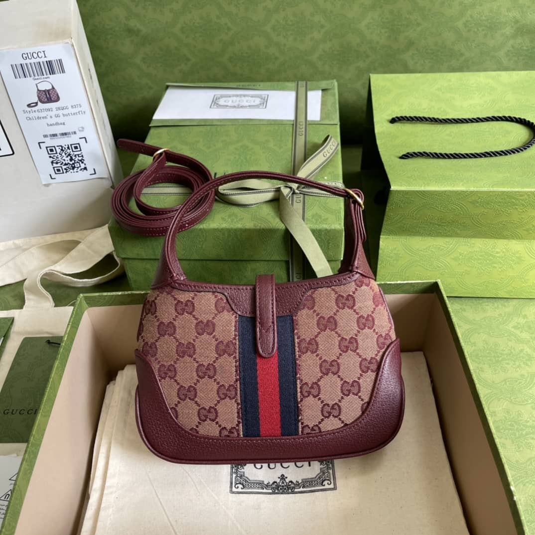Best Replica Gucci Jackie 1961 Mini Shoulder Bag Replica 637092 - Colareps