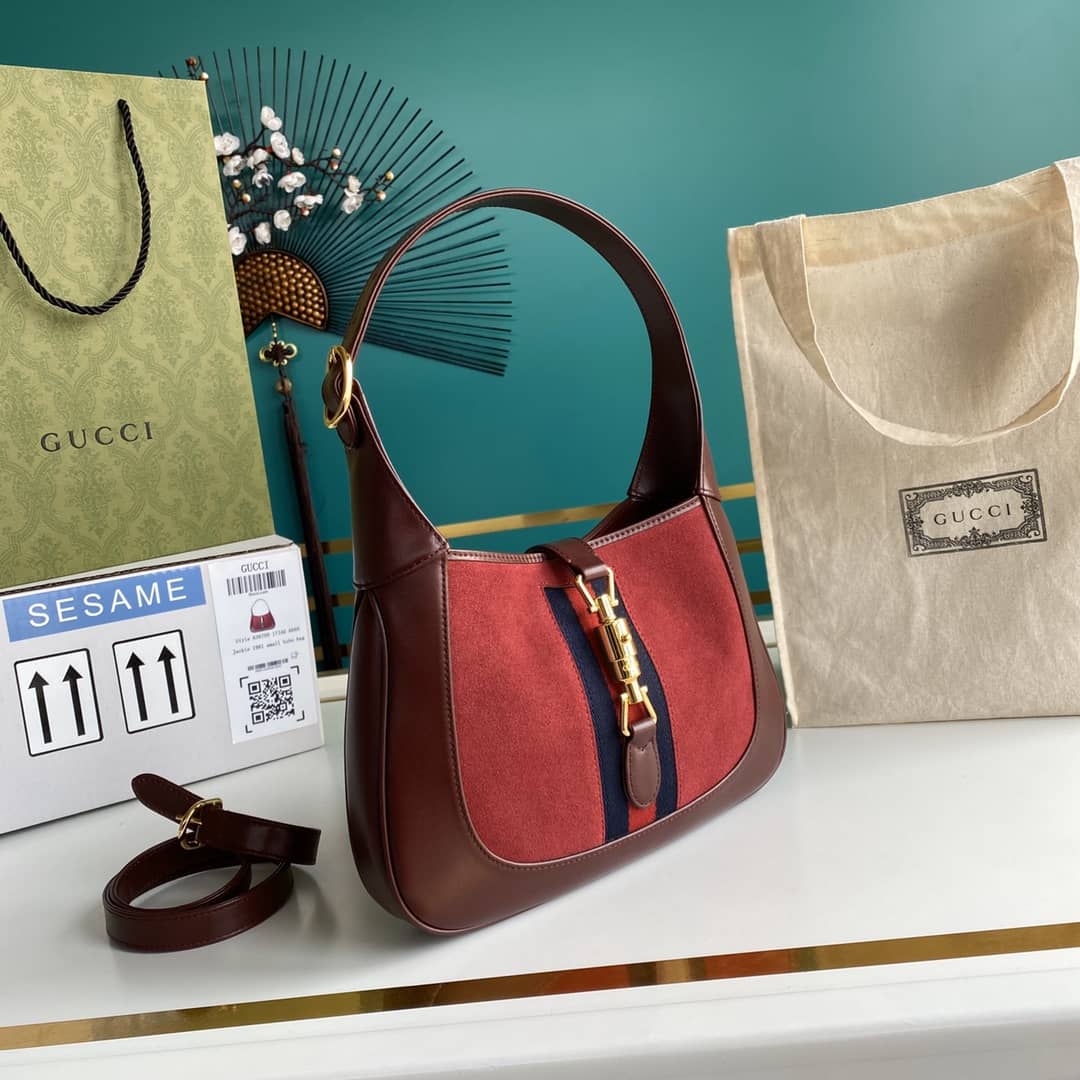 Best Replica Gucci Jackie Bag Dupe 1961 Small Hobo 636709 - Colareps