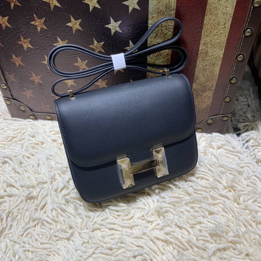 Best Replica Hermes Replica Constance Bag 18CM Epsom Leather - Colareps