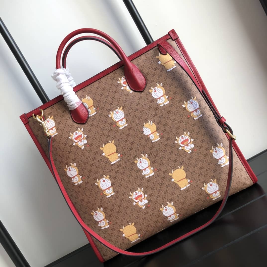 Best Replica Gucci Doraemon Medium Tote Replica 654345 - Colareps