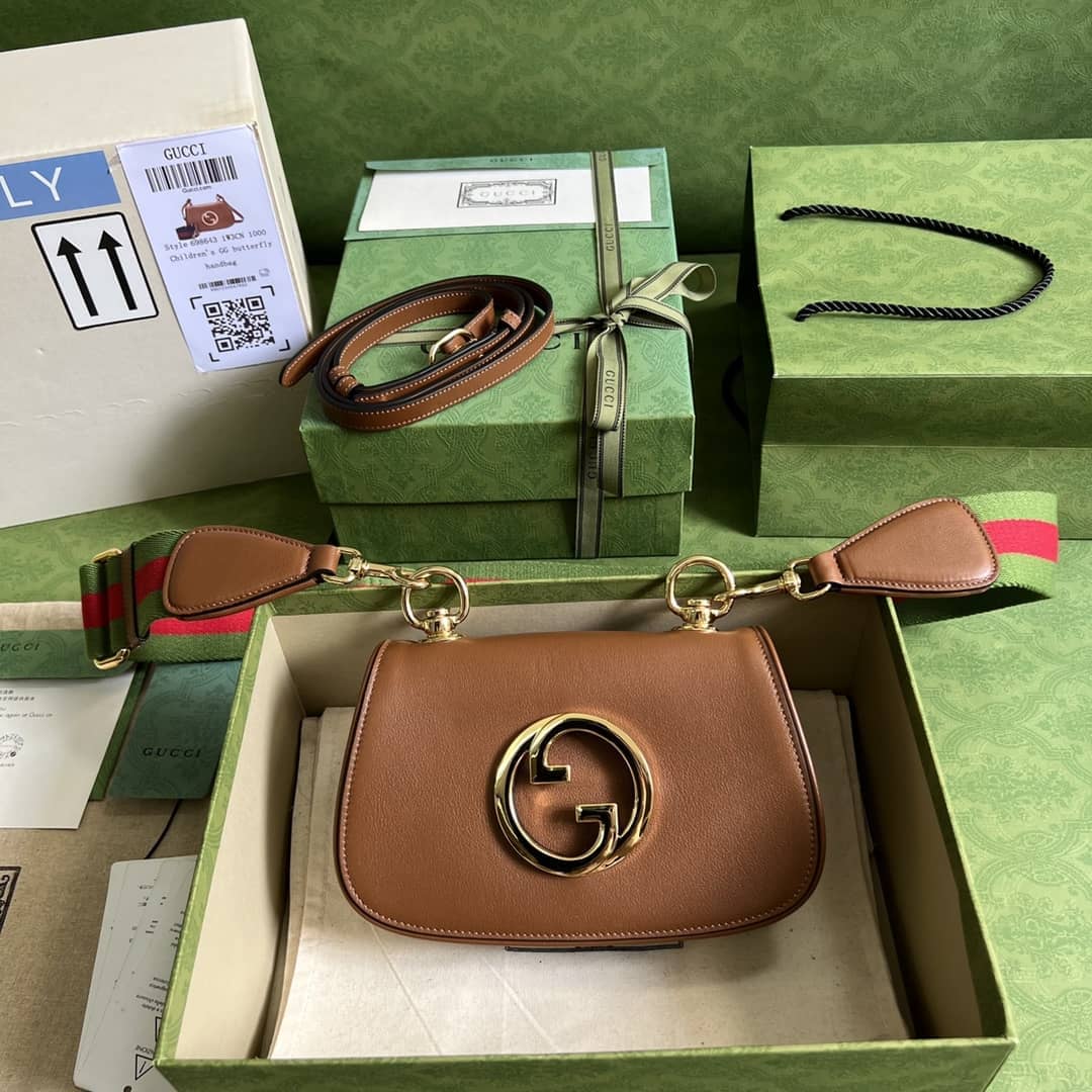 Best Replica Gucci Blondie Mini Bag Brown 698643 Replica Crossbody Bag - Colareps