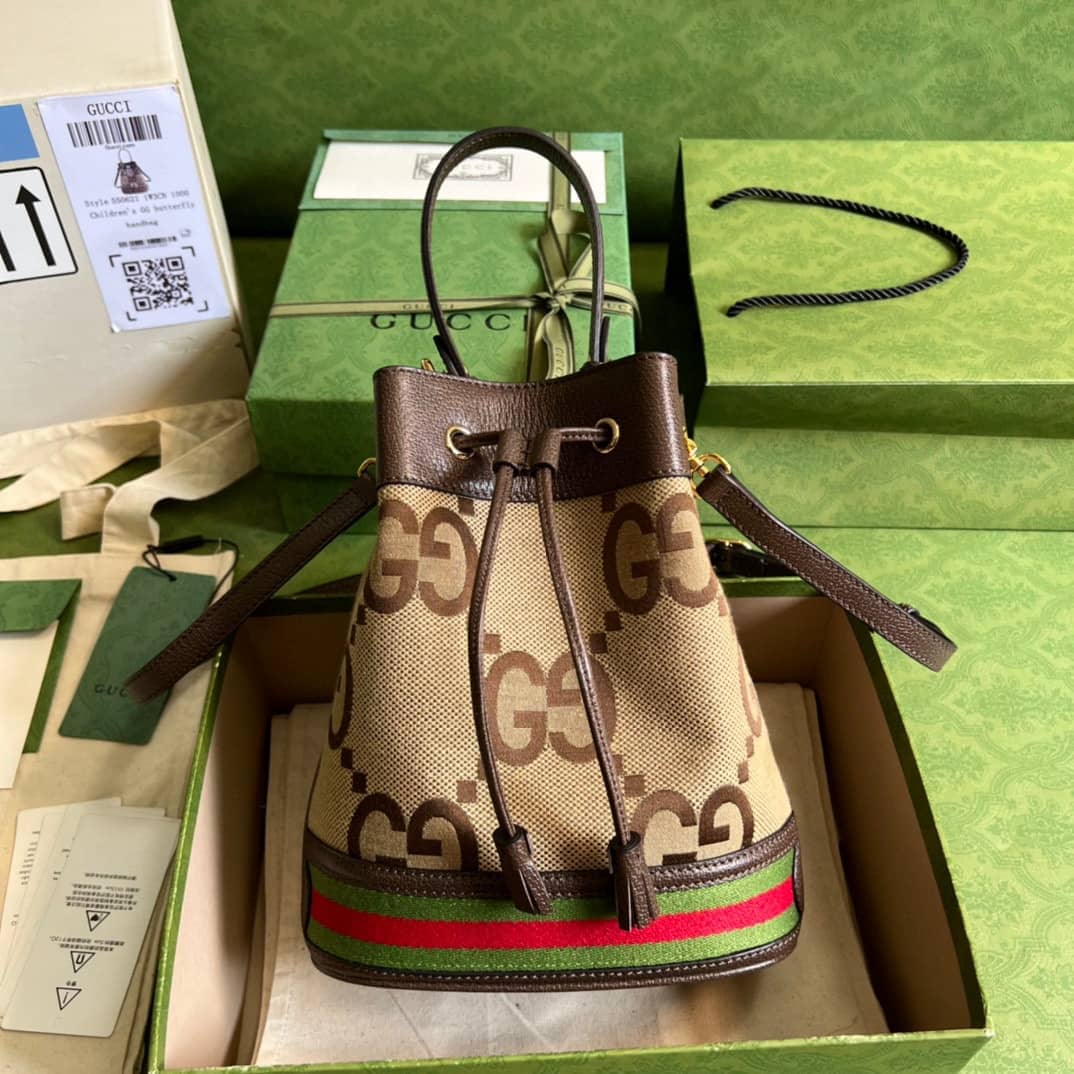 Best Replica Gucci Ophidia Small GG Supreme 550621 Replica Bucket Bag - Colareps