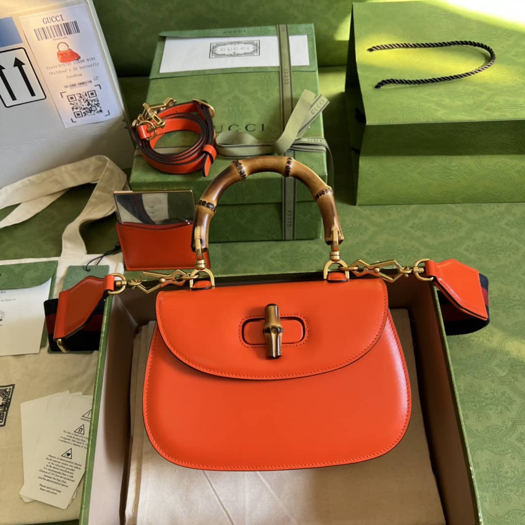 Best Replica Gucci Bamboo Small Top Handle Bag Replica 675797 - Colareps